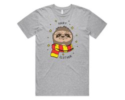 Hairy Slother T-Shirt Tee Top Funny Shirt Cute Geek Sloth Meme Cactus Harry Nerd Harry
