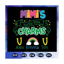 Mimi svg, mimis lucky charms, mother svg, mama svg, mommy svg, mother gift, mother shirt, For Cricut, SVG, DXF, EPS, PNG
