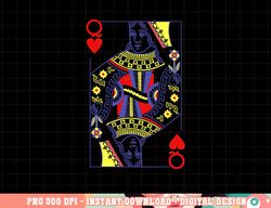 Queen Of Hearts Deck Of Cards Playing Cards Halloween Poker png, sublimation copy