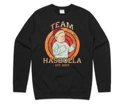 Team Hasbulla Jumper Sweater Sweatshirt Magomedov Funny Internet Gift Meme Vintage Retro Fighting