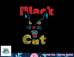 Retro Black Cat Retro Fireworks Vintage Halloween 70s png, sublimation copy