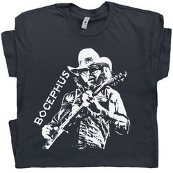 Bocephus Outlaw Country Music T Shirt Classic 80s Vintage Country Concert Band Shirts Bluegrass Redneck Tee Guitar Shirt