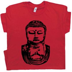 Buddha T Shirt Cool Buddha Shirts Buddha Statue Vintage Graphic Tee Buddhist Shirt Yoga Shirts for Mens Womens Kids Nama