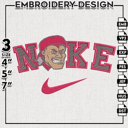 Nike Sacred Heart Pioneers Embroidery Designs, NCAA Embroidery Files, NCAA Sacred Heart PioneersMachine Embroidery Files