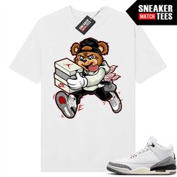 White Cement 3s to match Sneaker Match Tees White 'Sneaker Heist'