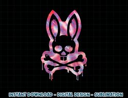 Scary Skull And Crossbones Bad Rabbit Horror Bunny Halloween png, sublimation copy