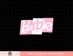 Barbie Mixed Font Pink and White Logo png, sublimation copy