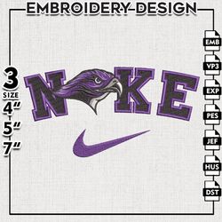 Nike Stonehill Skyhawks Embroidery Designs, NCAA Embroidery Files, NCAA Stonehill Skyhawks Machine Embroidery Files