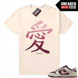 SB Dunks Valentines Day Sneaker Match Tees Sail 'Love'