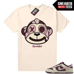 SB Dunks Valentines Day Sneaker Match Tees Sail 'Misunderstood Monkey'
