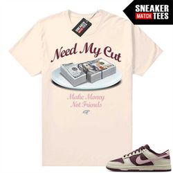 SB Dunks Valentines Day Sneaker Match Tees Sail 'Need My Cut'