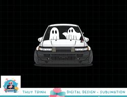 Spooky Halloween JDM Hachiroku 86 Ghost Levin Coupe png, sublimation copy