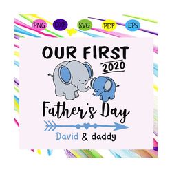 Our first mothers day 2020 svg, mothers day svg, elephant matching mom, happy 1st mothers day 2020, elephant mothers day