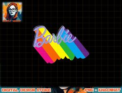 Barbie Rainbow Logo png, sublimation copy