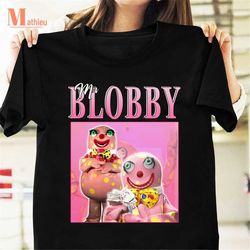 Mr Blobby Homage T-Shirt, Mr Blobby Shirt, BBC One TV Show Shirt, Noel's House Party Shirt, Mr Blobby Shirt For Fans