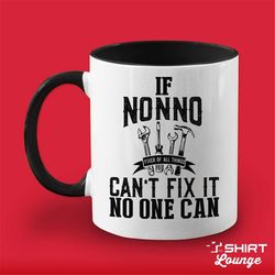 If Nonno Can't Fix It No One Can Coffee Mug, Nonno Grandpa Mug Gift, Handyman Nonno Father's Day Present Cup, Italian Gr