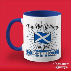 Scottish Mug, Scotland Coffee Cup, Funny Scot Gift, Present for Scottish Husband, Wife, Family, Tea Mug, Scotland Flag,