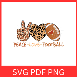 peace love football svg | football sublimation designs downloads | football svg | sublimation |  designs downloads