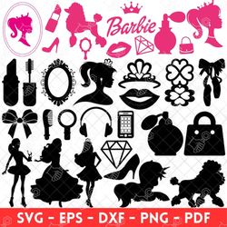 Barbi SVG Files For Cricut, Come On Barbie Let'S Go Party SVG , Barbi Doll Svg, Pink Doll Svg, Layered SVG files