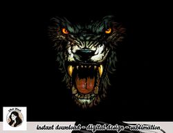 Werewolf Face Lycan Gothic Horror Occult Scary Halloween png, sublimation copy