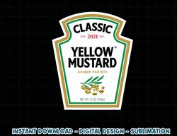 Yellow Mustard DIY Halloween Costume Matching Group Mustard png, sublimation copy