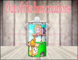 Lankybox haracters on the job - construciton sublimation tumbler wraps   PNG