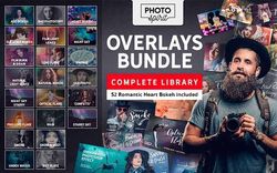 premium hd overlays and actions for photoshop 1000 /