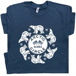 polar bear shirt vintage alaska t shirt arctic circle mount everest national park shirts mountain rock climbing tee glac