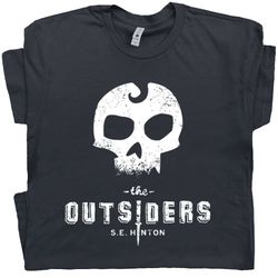 The Outsiders T Shirt Cool Book Tee Shirt Stay Gold Ponyboy Vintage 80s Literary Tshirt Gift For Mens Womens Unique T Sh