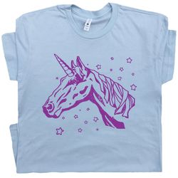 Unicorn T Shirt Vintage Unicorn Shirt Cool Retro Magical Graphic Tee Weird Horse Riding T Shirt Equestrian T Shirt Men W