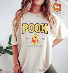 Winnie The Pooh Comfort Colors Shirt, Vintage Pooh Bear