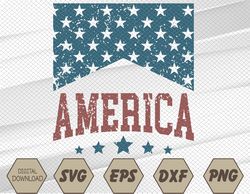 America USA I-ndependence-Day 4th of July Patriotic USA Flag Svg, Eps, Png, Dxf, Digital Download