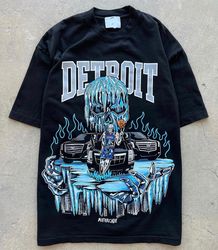 Warren Lotas x Detroit   Motorcade  T-shirt , NBA shirt, Detroit Pistons shirt, NBA vintage - UNISEX
