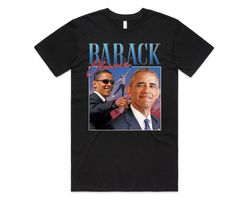 Barack Obama Homage T-shirt Tee Top Funny US President Icon 2020 Election 90s Vintage