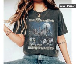 Retro The Haunted Mansion Retro Comic Shirt, Vintage Halloween Shirt, Haunted Mansion Shirt