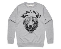 mama bear illustration jumper sweater sweatshirt cute shirt mom mum mother womens gift