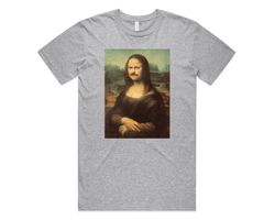 Ron Swanson Mona Lisa T-shirt Tee Top Funny Shirt Gift Parks and Rec