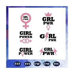 Girl power bundles svg, Girl power svg, Girl power t shirt, Girl power tee, girl svg, Girl power shirt, feminist svg, fe