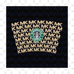 Michael Kors Inspired Wrap For Starbucks Cup Svg, Trending Svg, MK Starbucks Cup, MK Starbucks Svg, Starbucks Wrap Svg
