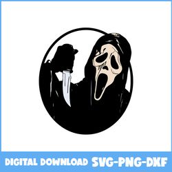 Ghostface Svg, Ghost Svg, Horror Svg, Horror Movies Svg, Horror Character Svg, Png Dxf Digital File