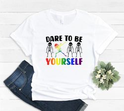Dare to be yourself shirt, LGBT Shirt, neurodiversity shirt, Love is Love Shirt, autism mom, autism shirt, autism accept