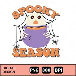Retro Spooky Season Png, Sublimation Designs Download, Spooky Season Png, Halloween Png, Spooky Halloween, Spooky Png, R