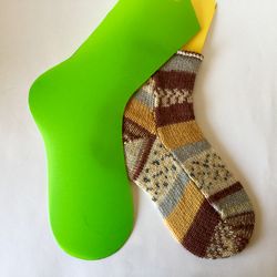 pattern of blockers for hand knit socks diy set of 3 sizes pdf pattern