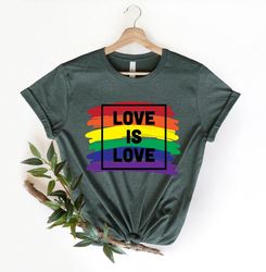 Love is Love Shirt, LGBT Shirt, Pride Shirt, Lesbian Gay Shirt, Love is Love Shirt Men, Love is Love Shirt, Rainbow Shir