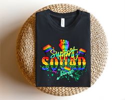 Support squad pride Shirt, LGBTQ Shirt, LGBTQ Rights Shirt, Human Rights Shirt, Pride Shirt, Proud Shirt, Pride Month, H