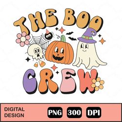The Boo Crew Halloween Png, Halloween Sublimation, Halloween Family Sublimation, Fall Shirt Design, Halloween Clipart, P