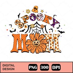 Spooky Mom Sublimation Halloween Png Halloween Party Png For Instant Download