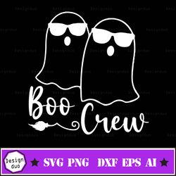 Boo Crew Svg, Cute Kids Halloween Svg, Cute Ghoul Svg, Ghost Vibes Svg, Retro Ghost Svg, Retro Halloween Svg, Halloween