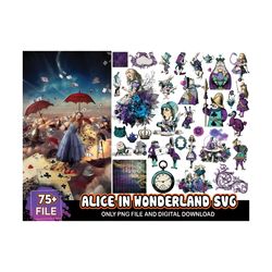 75 Alice In Wonderland Svg, Disney Svg, Alice Svg