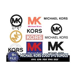 Michael Kors Logo Svg Bundle, Michael Kors Logo, MK Brand